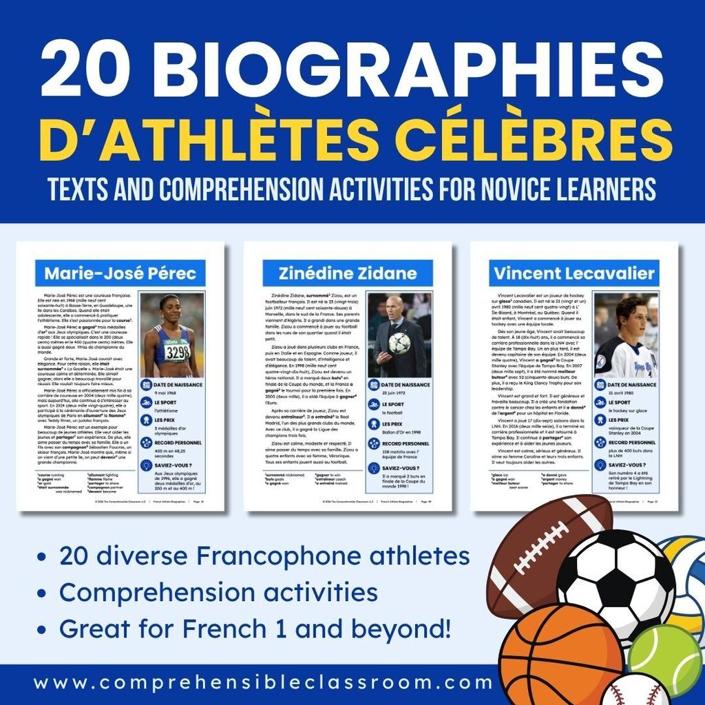 1 Famous French Athlete Biographies