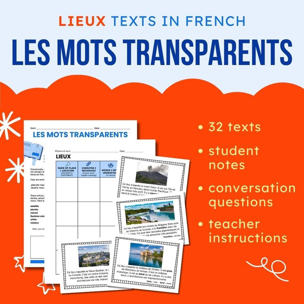 1 les lieux cognates