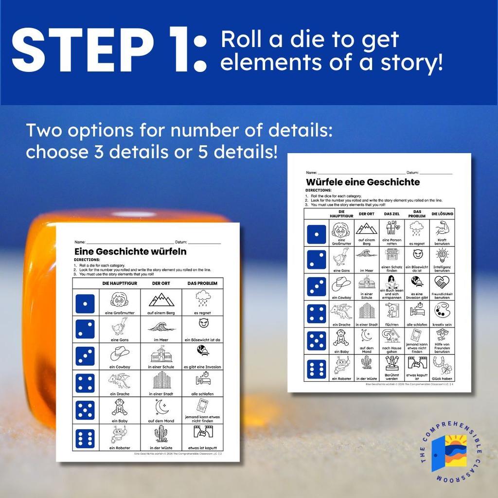 12 German Roll a Story