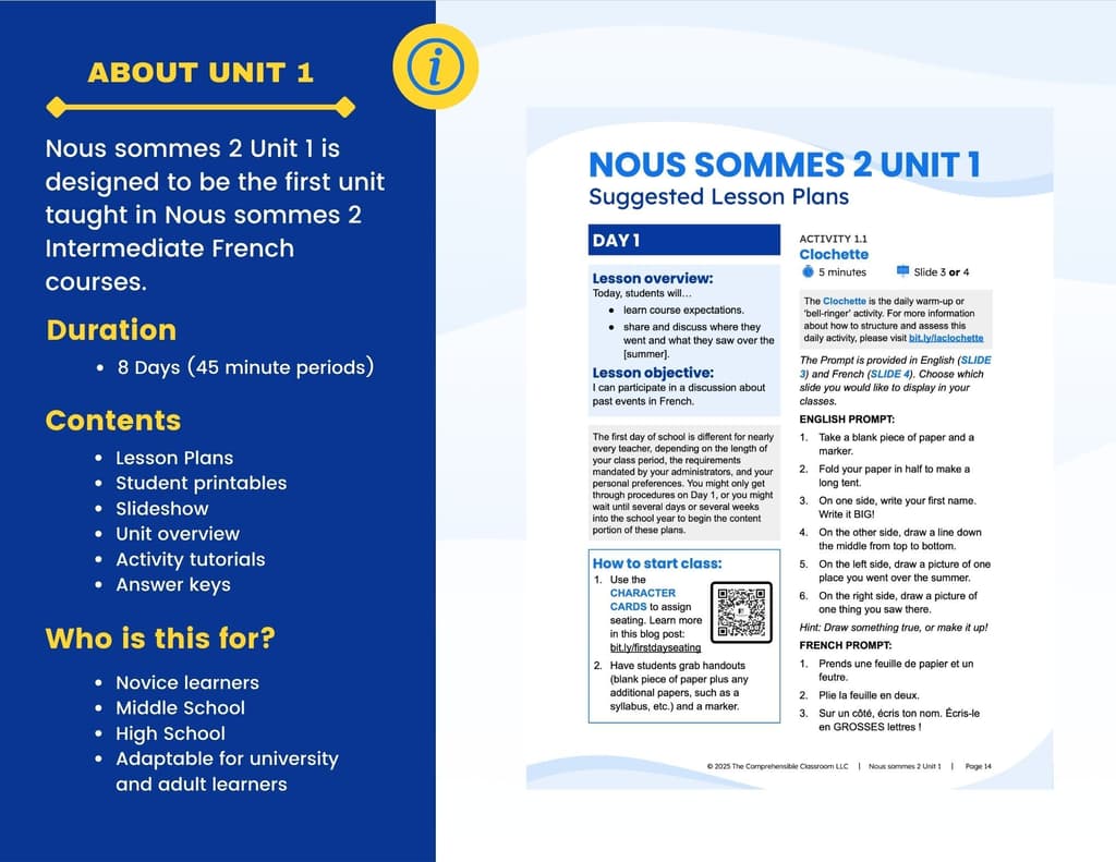 135nous sommes 2 unit 1