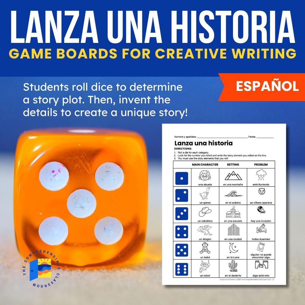 1 Spanish Roll a Story