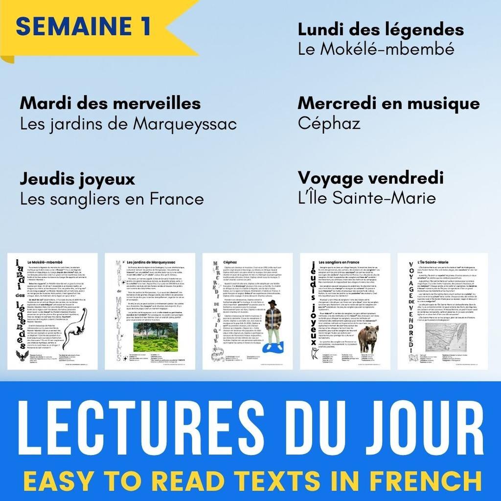 2 lectures du jour