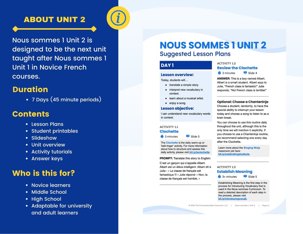 28 Nous sommes 1 Unit 2 Nous sommes 1 Unit 2 Updated