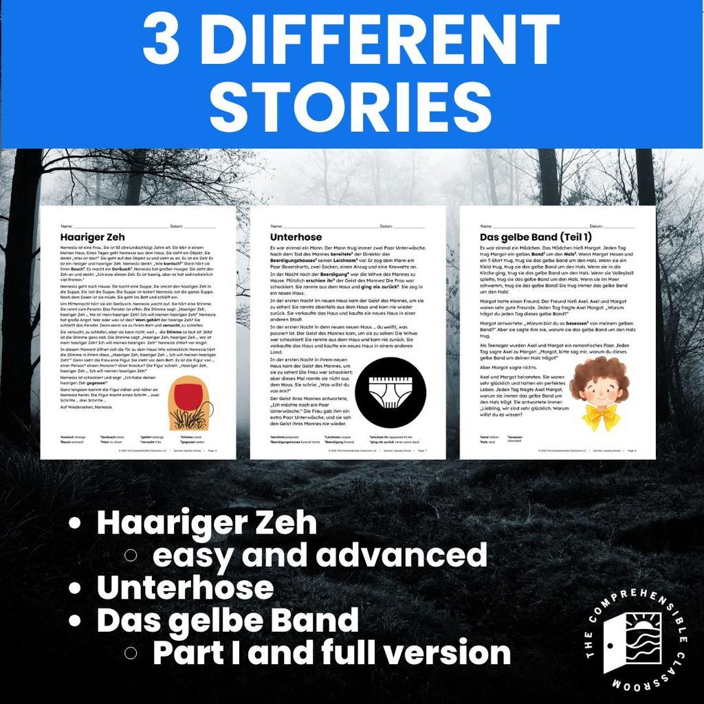 2 Spooky Stories in German