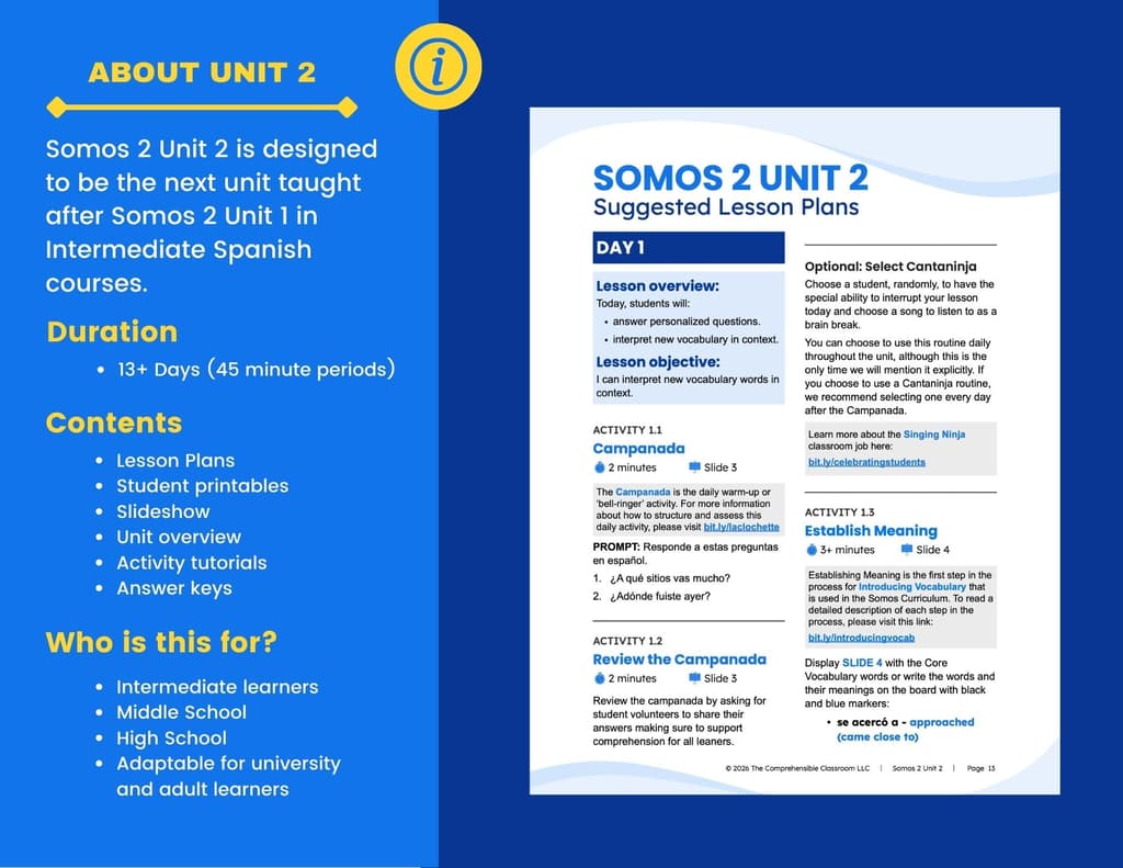 3 S2 U2 Somos 2 Unit 2