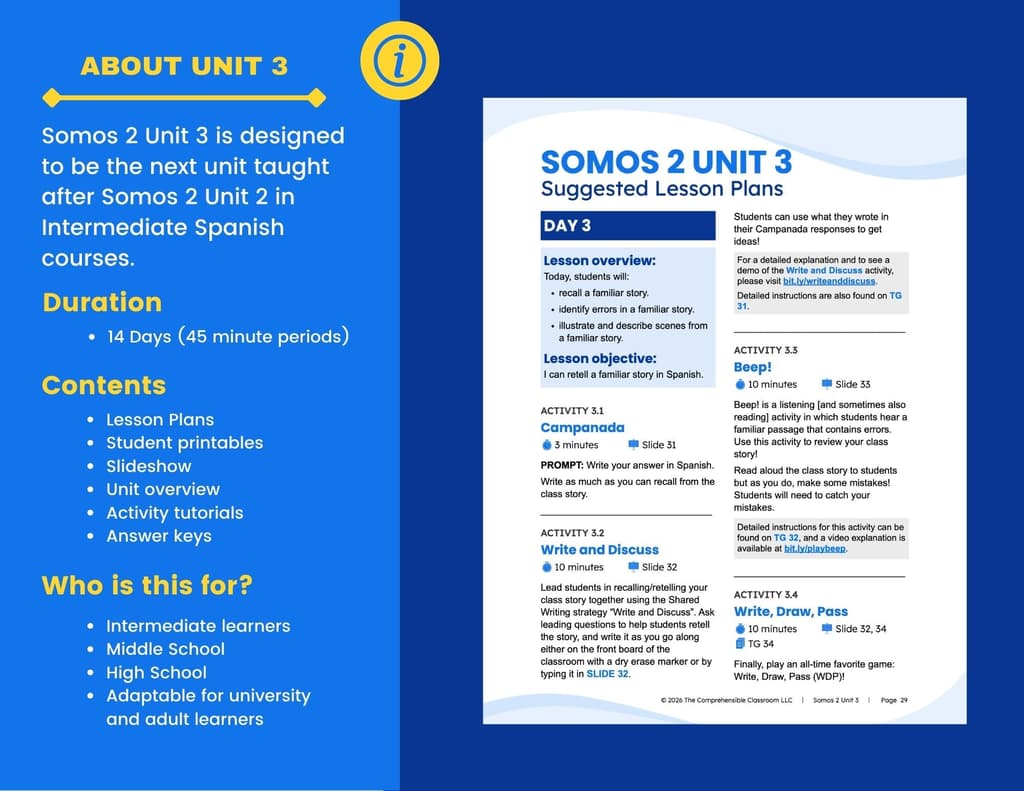 3 Somos 2 Unit 3 2026 update