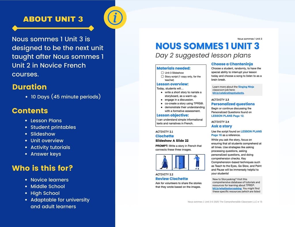40nous sommes 1 unit 3nous sommes 1 unit 3 2025