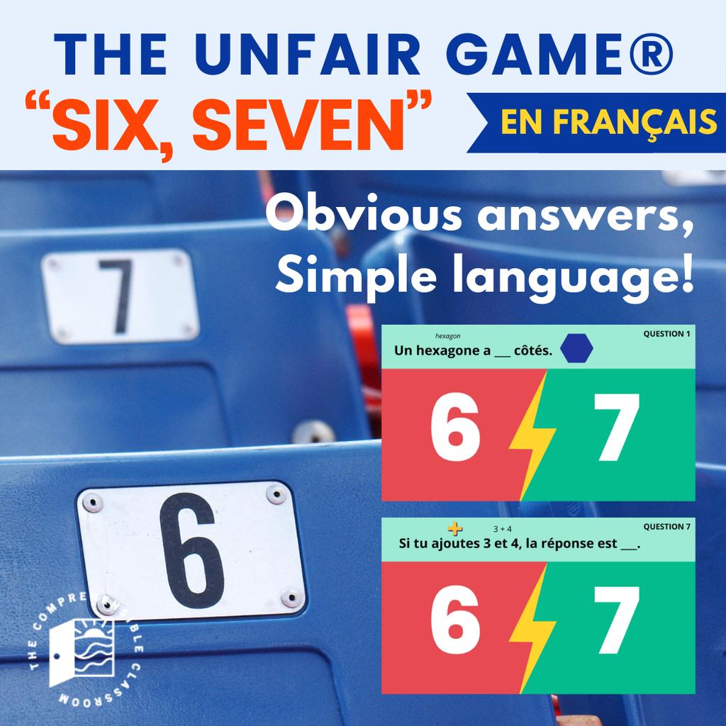 6 7 unfair game covers60