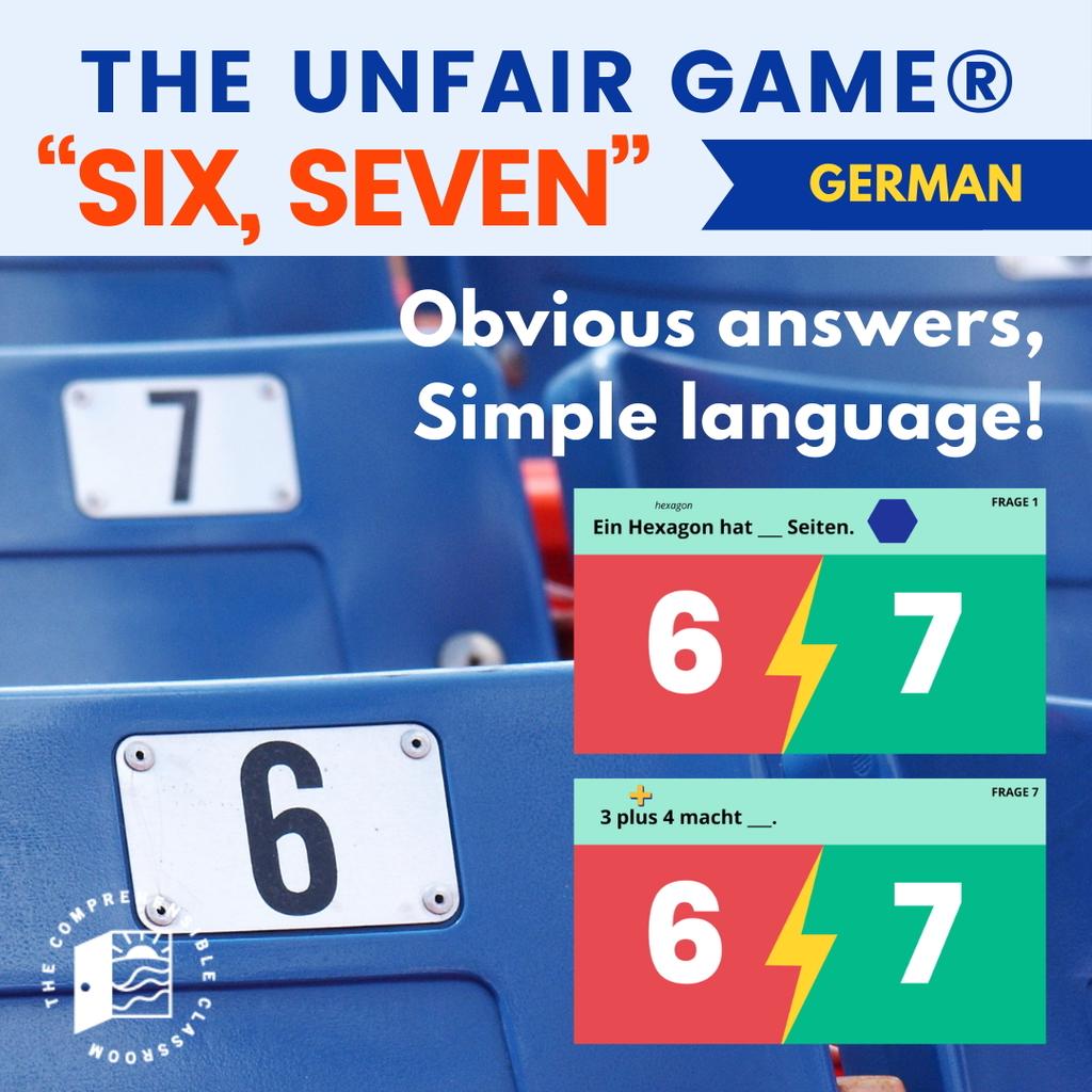 6 7 unfair game covers66