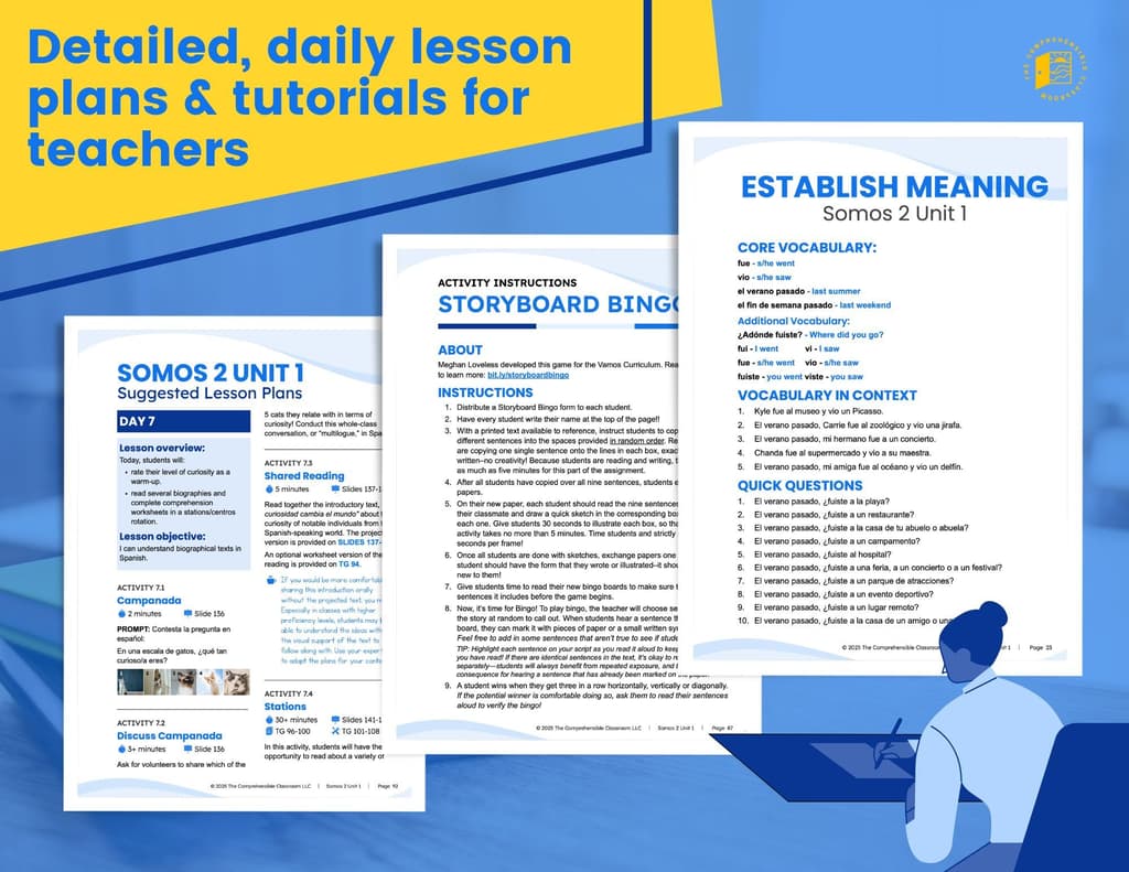 6 new somos 2 unit 1