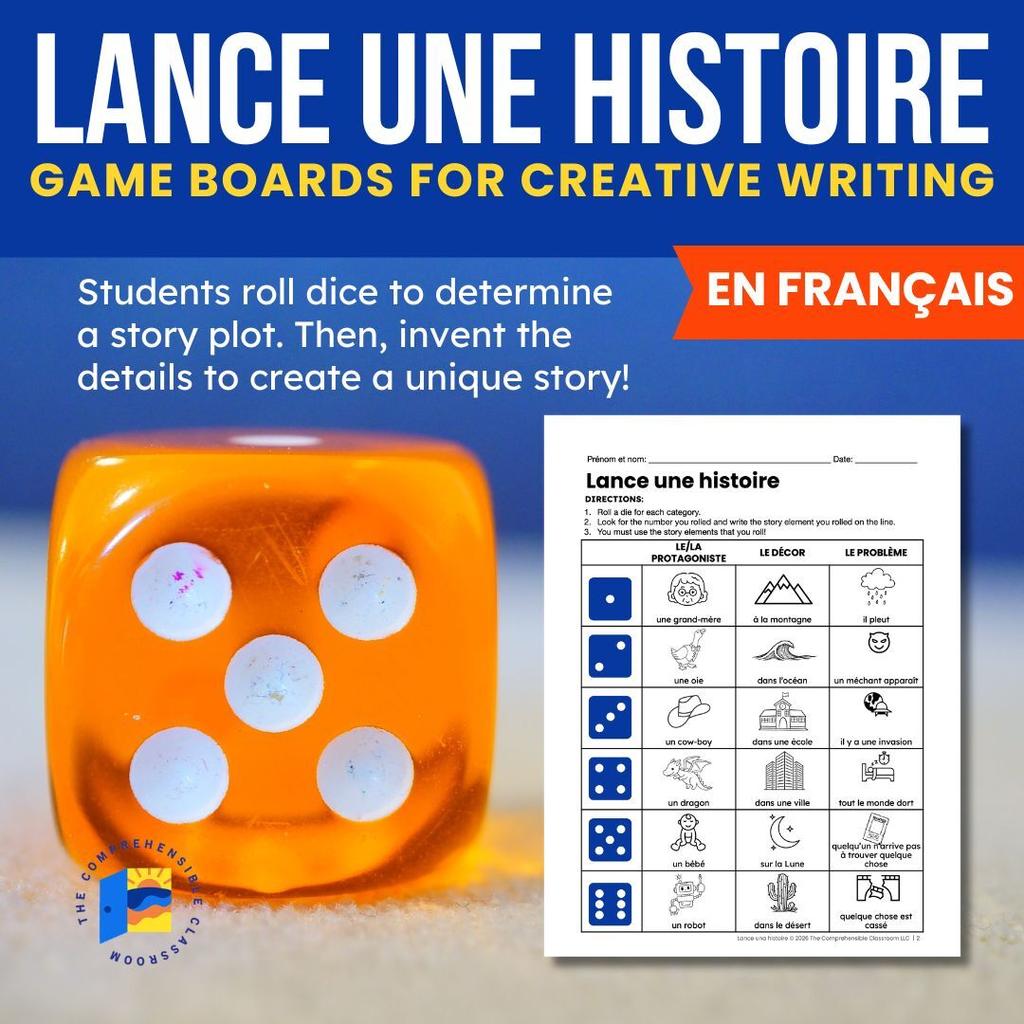 6 French Roll a Story