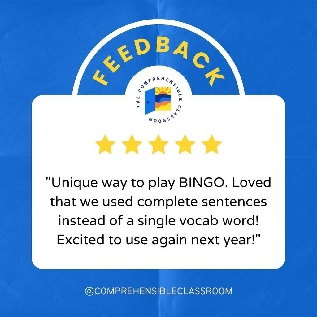 83 French Sentence Bingo Bundle