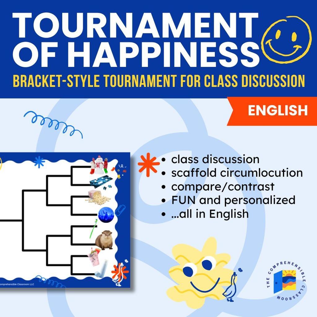 9 English Happiness Tournament