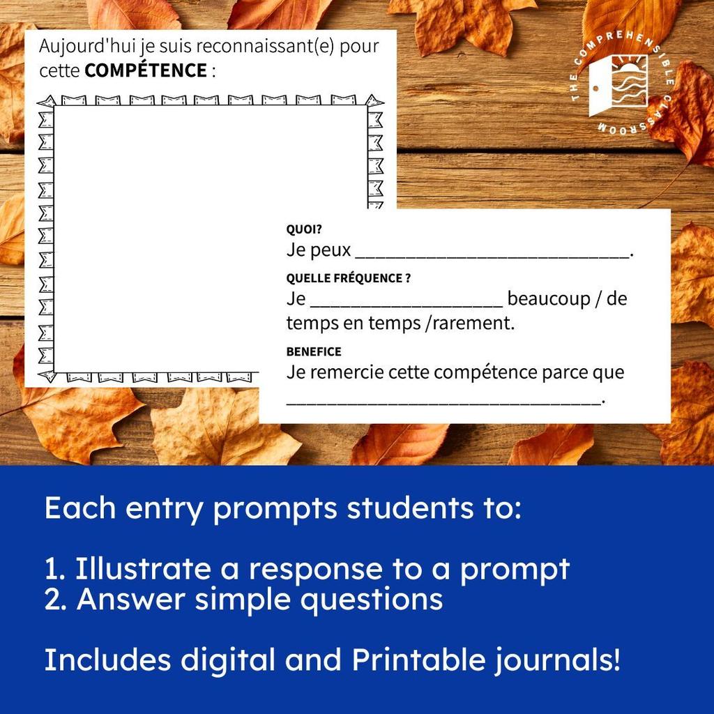 French Gratitude Journal7