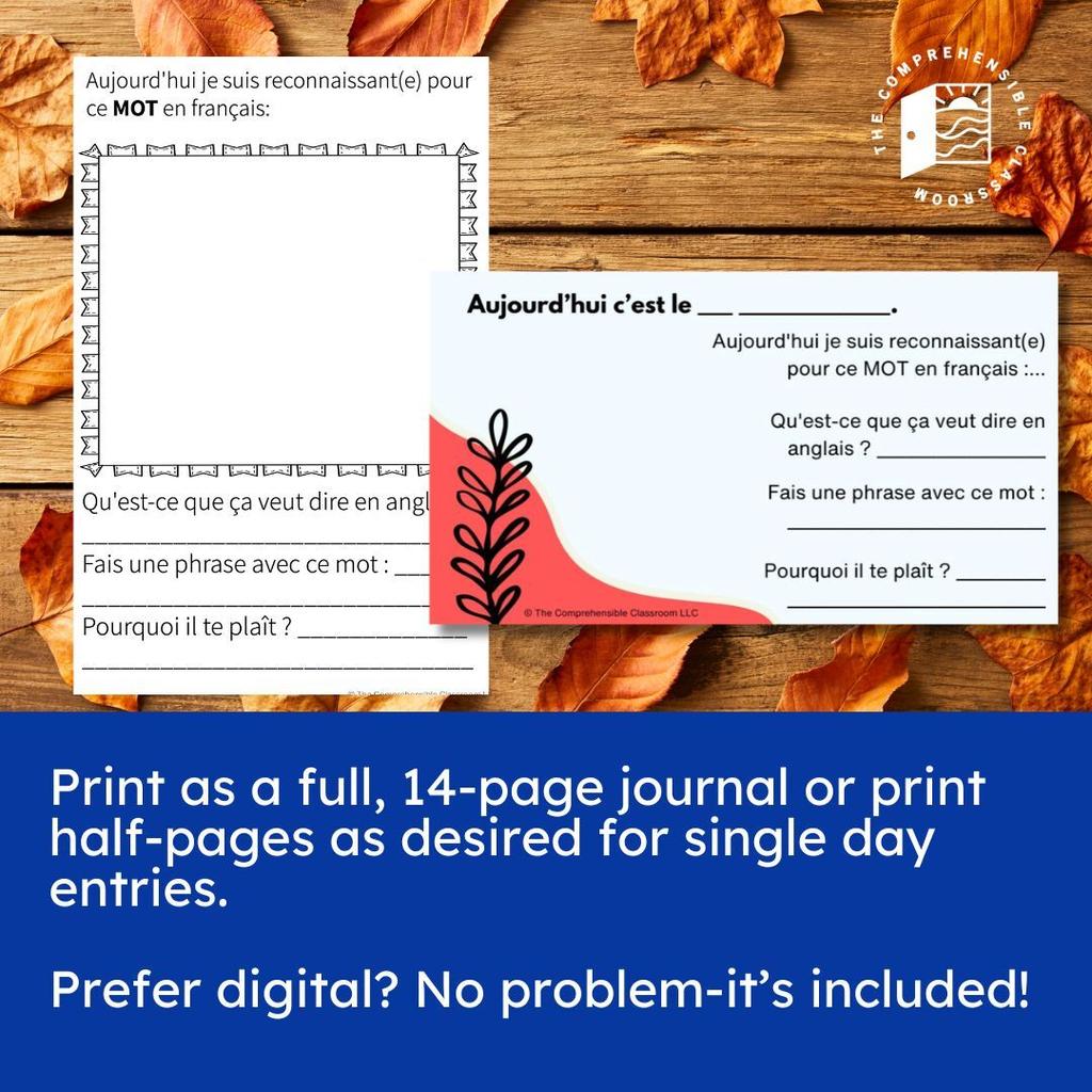 French Gratitude Journal9