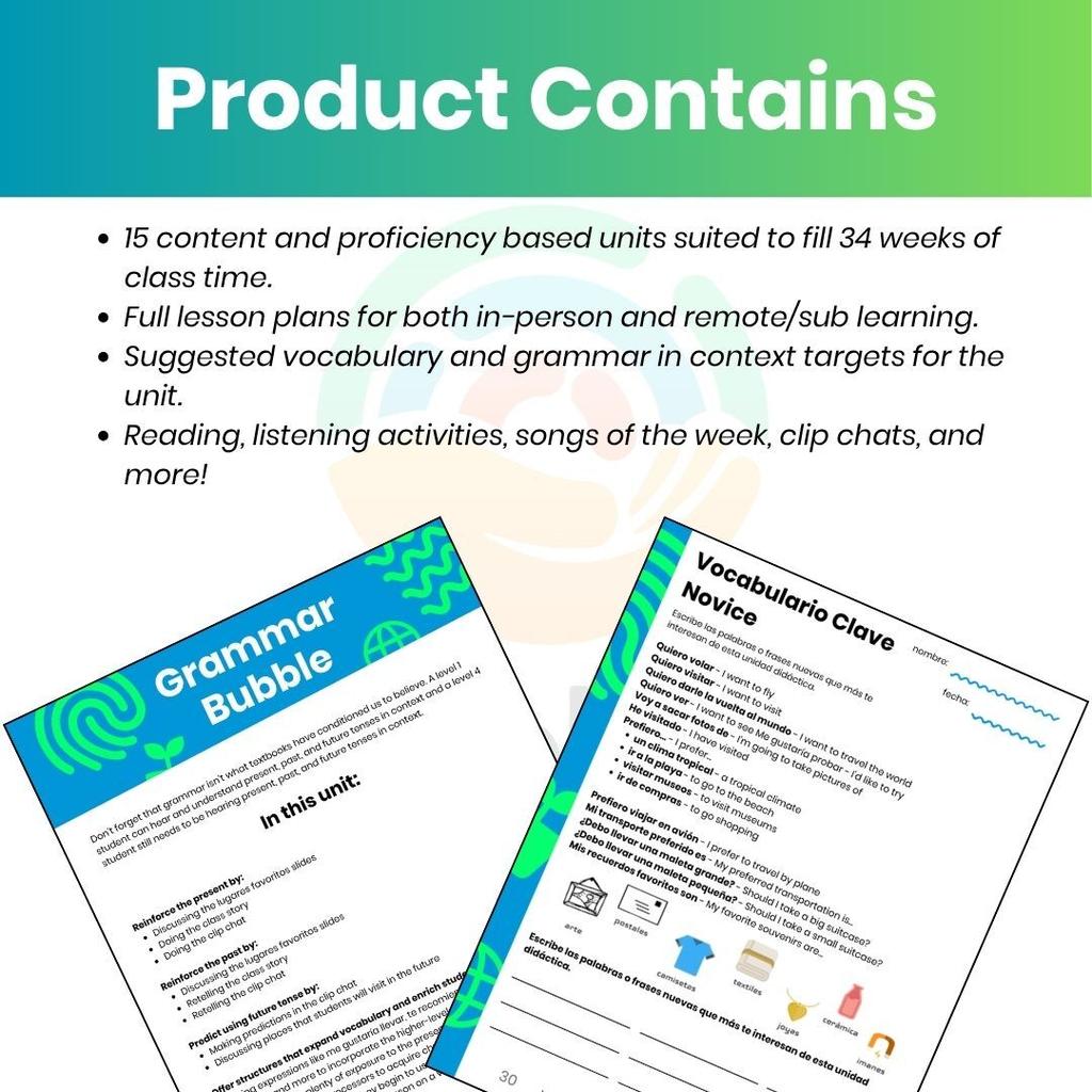 Product Contains Huellas 2 1-15