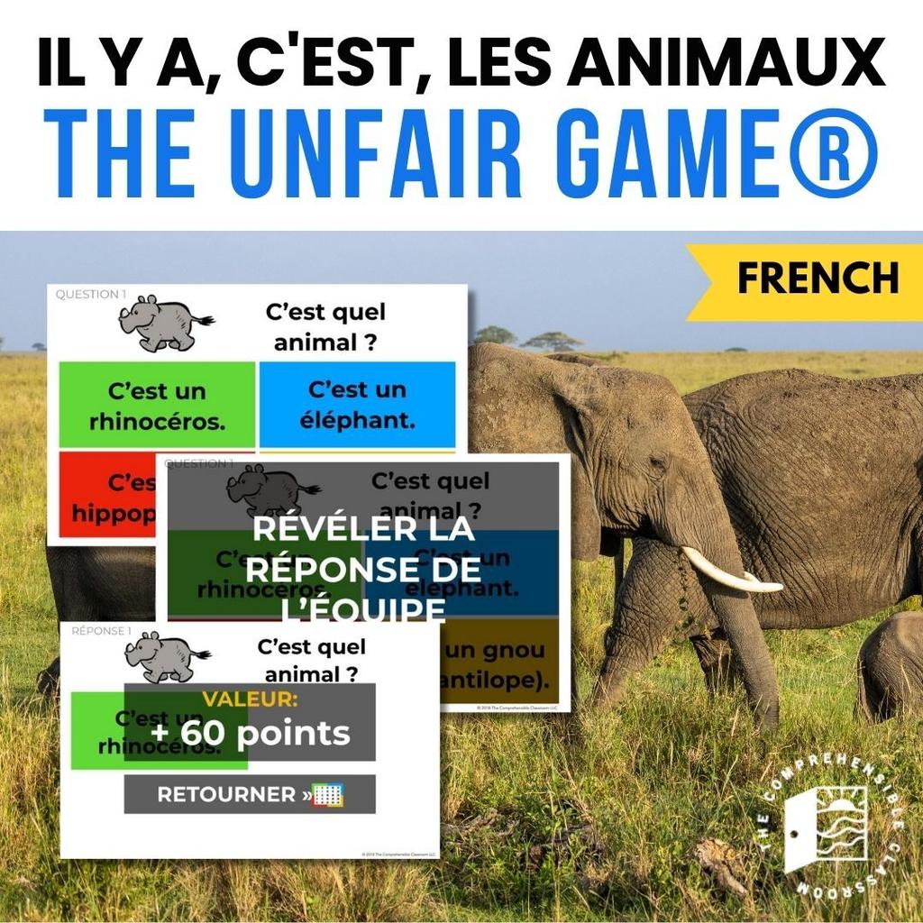 Il y a cest les animaux Unfair Game36
