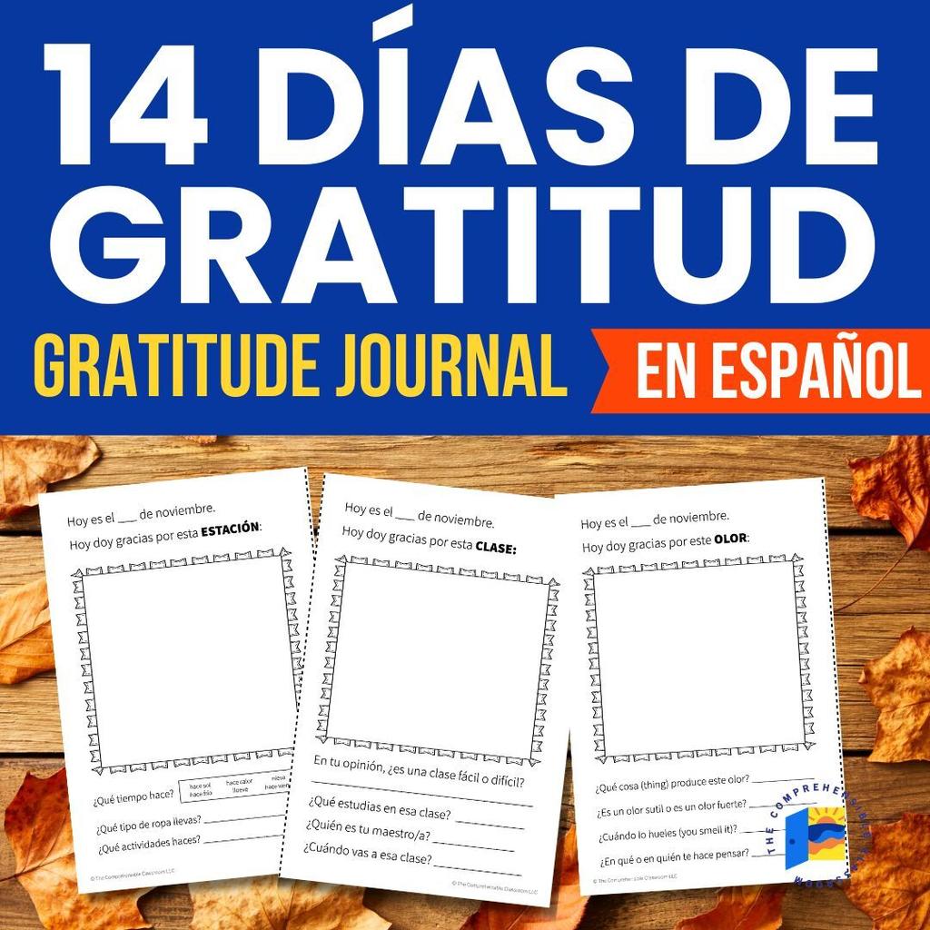 Spanish Gratitude Journal1