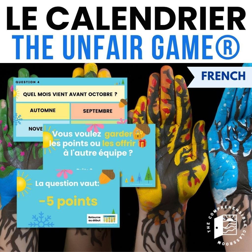 Unfair Game French Calendar26