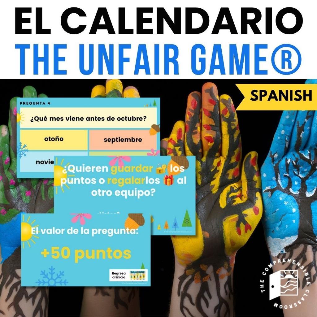 Unfair Game Spanish Calendar21