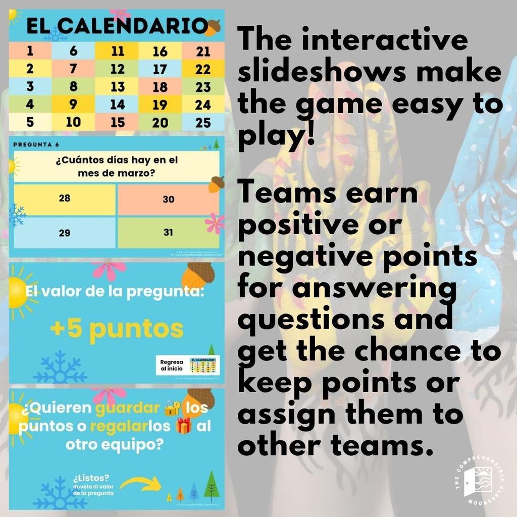 Unfair Game Spanish Calendar23