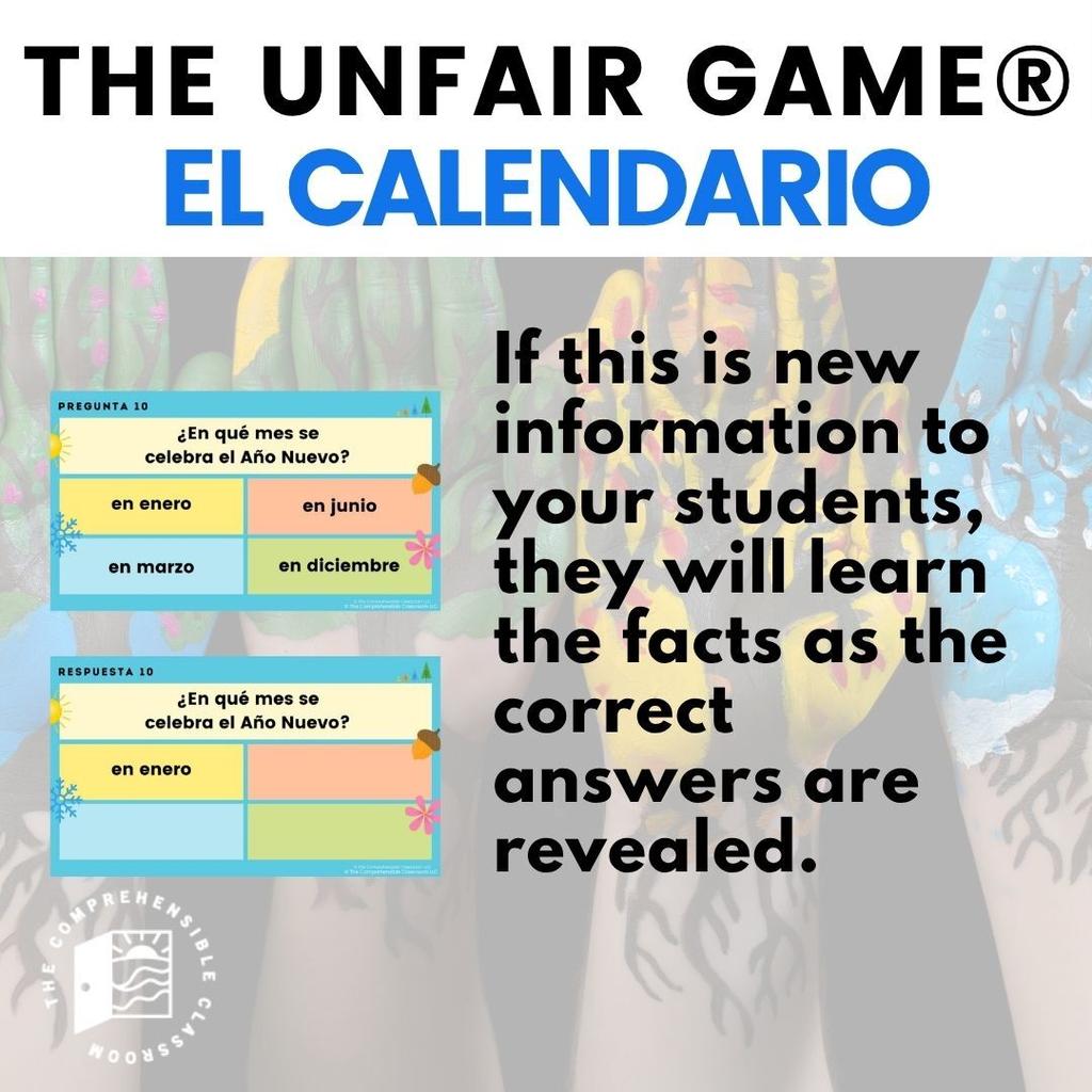 Unfair Game Spanish Calendar24