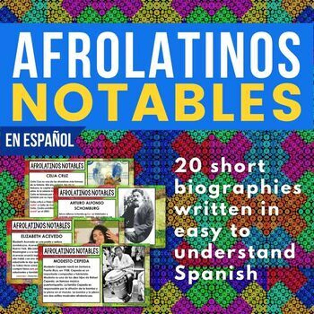 Afrolatinos Notables Spanish 20 Biographies Cover 2989804 1