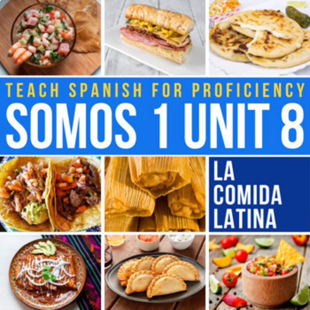 Somos 1 Unit 8 La Comida Latina Cover 441937 1