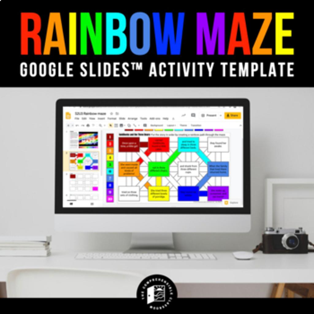 Rainbow Maze Google Slides Activity Template 5550209 1