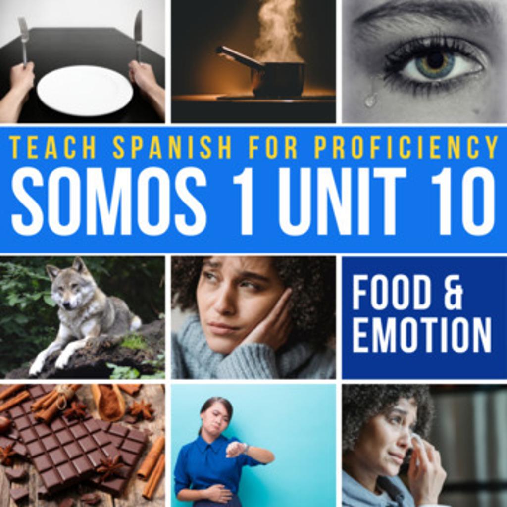 Somos 1 Unit 10 Food and Emotion Cover 733289 1