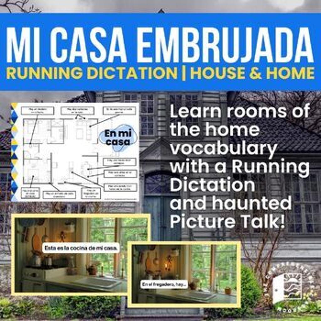 Mi Casa Embrujada Running Dictation Game 9588791 1