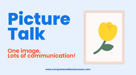 Picture Talk One Image Lots of Communication