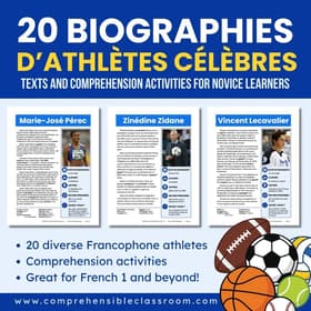 1 Famous French Athlete Biographies