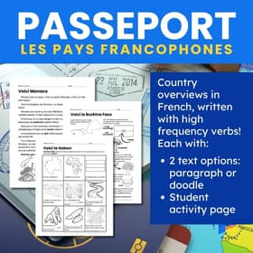 1 Passeport les pays francophones