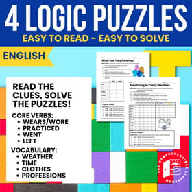 16 English Logic Puzzles