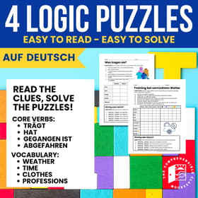 6 German Logic Puzzles