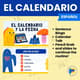 1 Calendar Talk and Sentence Bingo Spanish