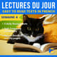 19 lectures du jour semaine 4