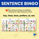 2 Calendar Talk and Sentence Bingo Spanish