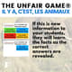 Il y a cest les animaux Unfair Game39