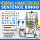 Personal Characteristics Sentence Bingo Spanish 8708716 1