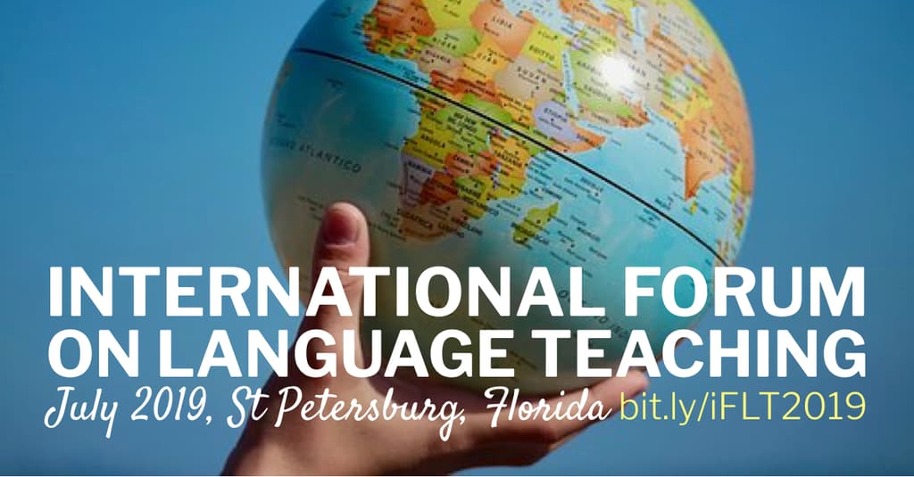 the International Forum on Language Teaching will take place in St. Petersberg, FL from July 15-18. Register before it sells out (tickets are usually gone by June)!