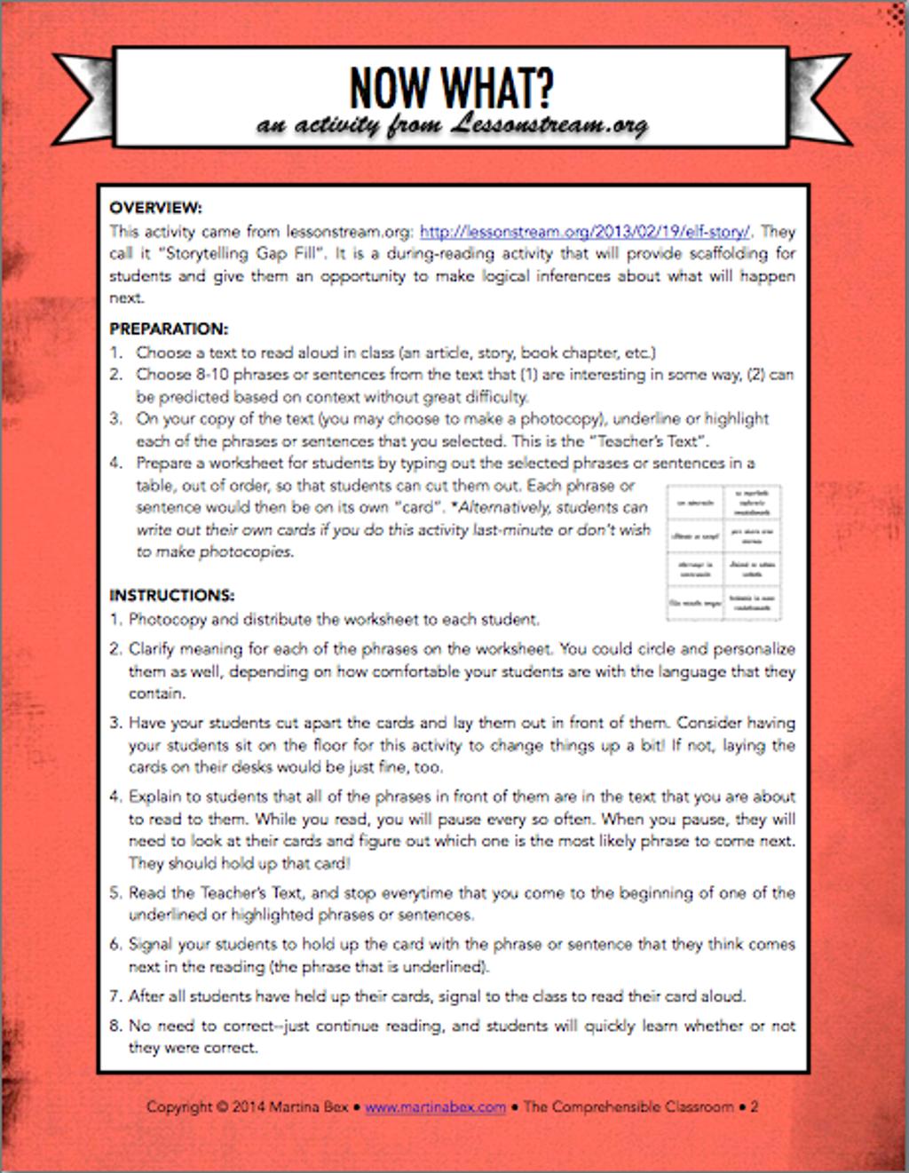 Instagram ನಲ್ಲಿ Martina Bex  The Comprehensible Classroom : Hot off the  press! EL MUNDO EN TUS MANOS is a bi-weekly news publication for Spanish  language learners. Today, we published the last