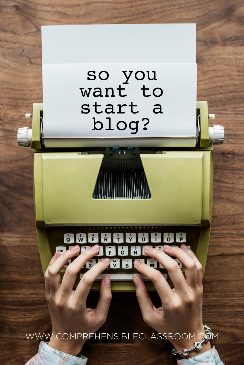 Teachers and aspiring #edupreneurs, should you start a blog? Find answers to your big questions about starting a blog in this post!