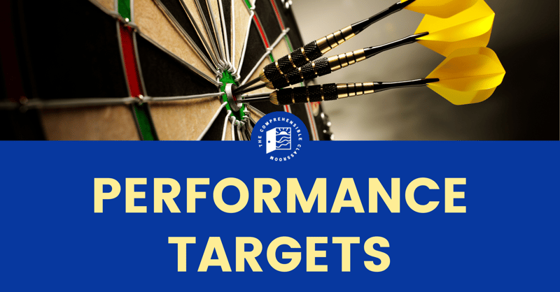 The Comprehensible Classroom | Performance Targets