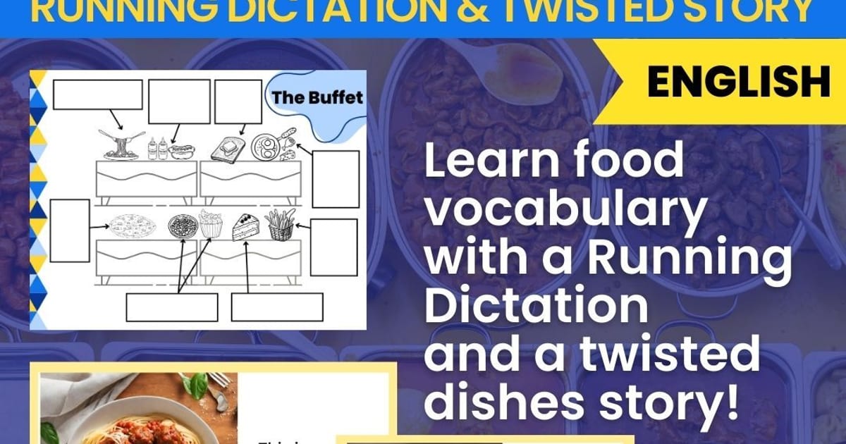 The Comprehensible Classroom The Buffet Running Dictation