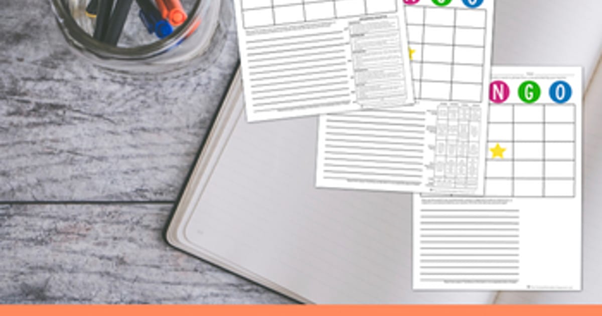 The Comprehensible Classroom | Bingo Free Write